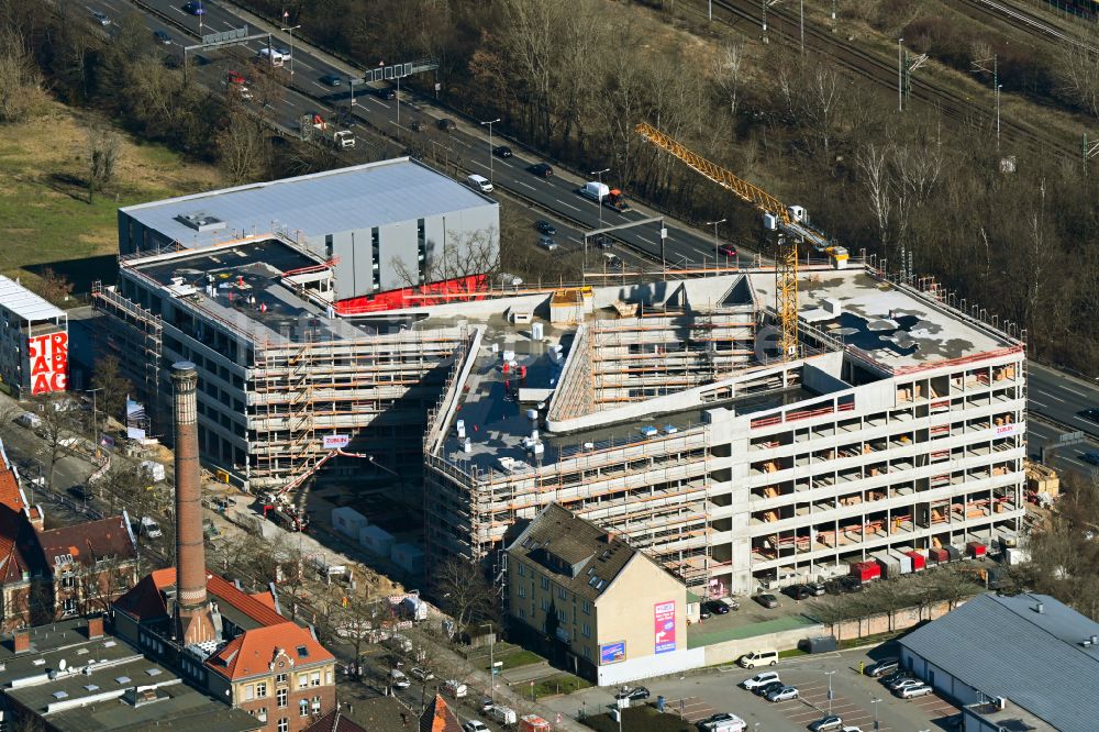 Berlin aus der Vogelperspektive: Neubau eines Büro- und Geschäftshauses Westend Office in Berlin, Deutschland