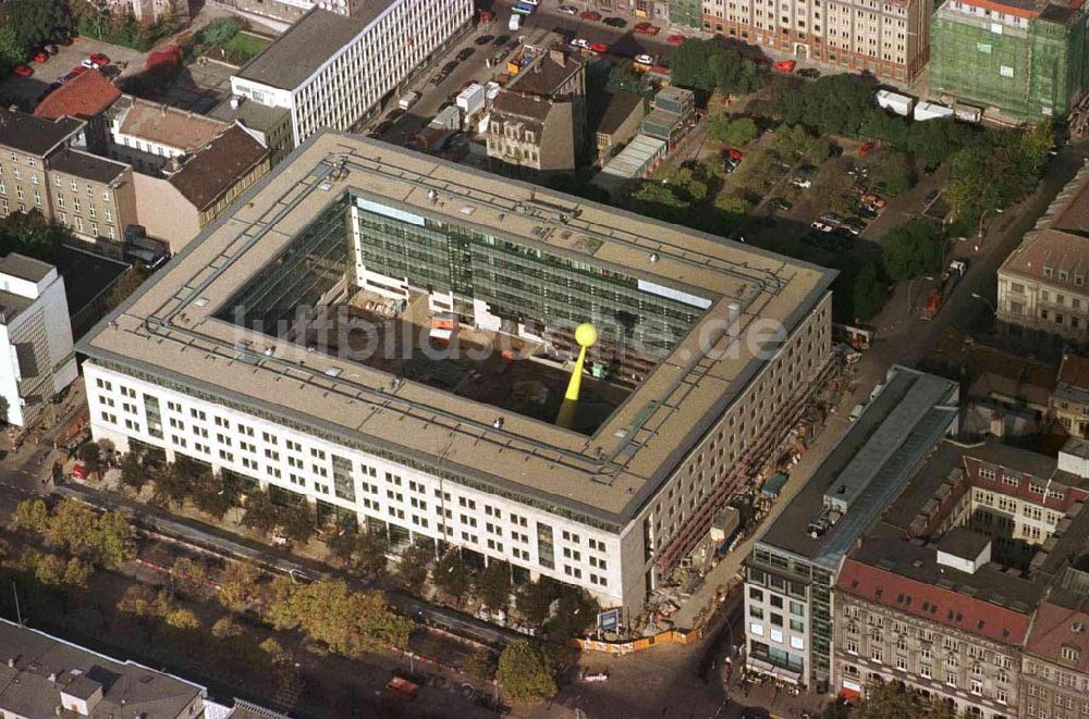 Berlin von oben - Neubau Bürogebäude Deutscher Bundestag