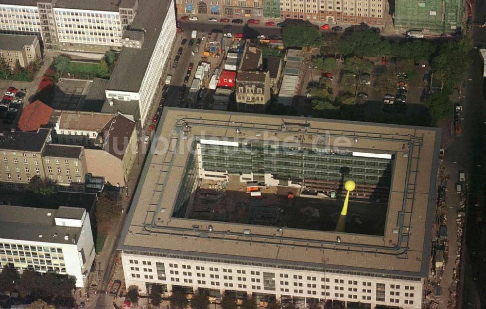 Berlin aus der Vogelperspektive: Neubau Bürogebäude Deutscher Bundestag / Jede Verwendung nur mit Urheberangabe: Foto: LUFTBILD & PRESSEFOTO/Robert Grahn und Belegzusendung bei Drucken statthaft !!