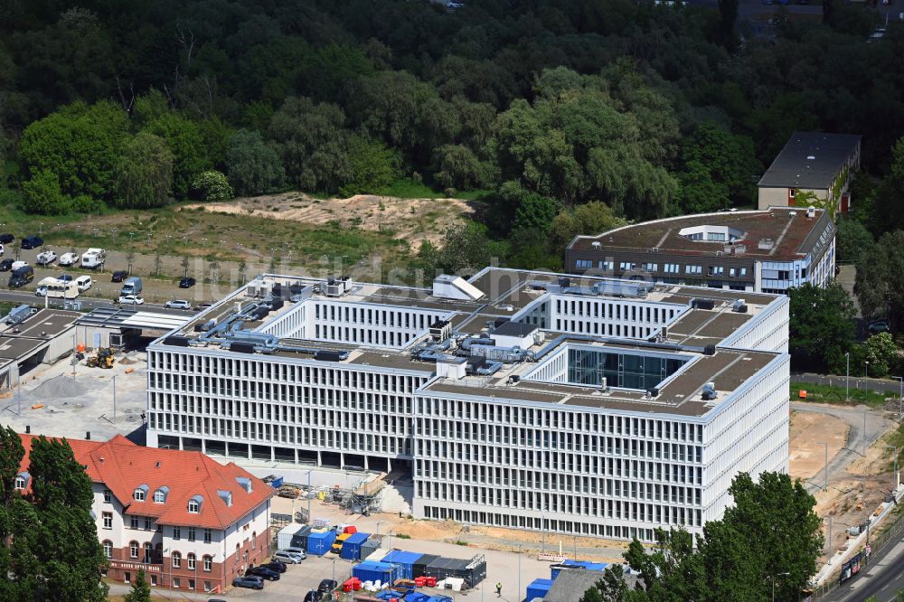 Luftbild Potsdam - Neubau des Bundespolizeipräsidium am Horstweg in Potsdam im Bundesland Brandenburg, Deutschland