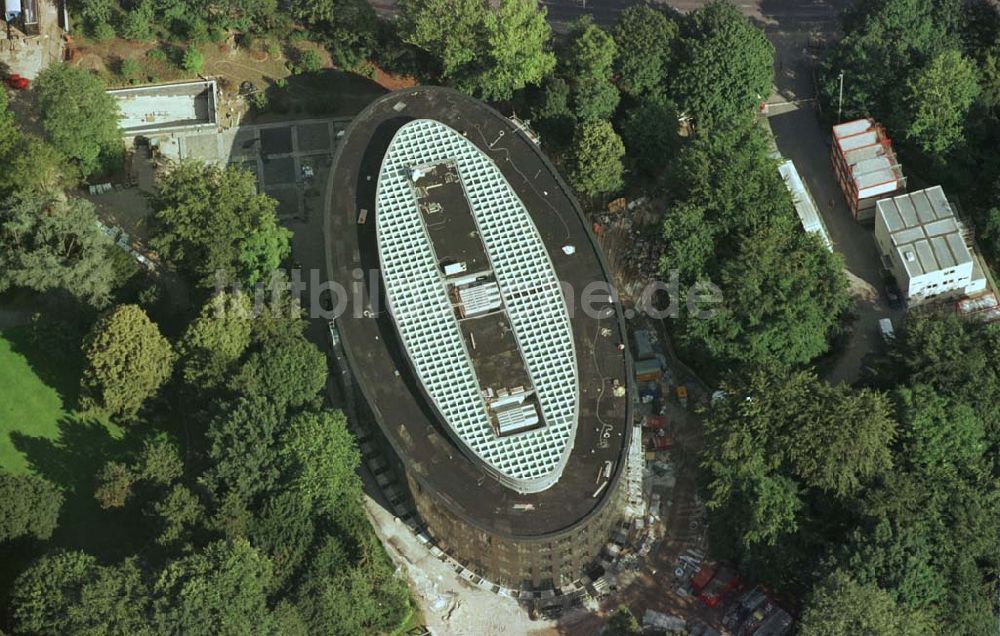 Luftaufnahme Berlin - Tiergarten - Neubau des Bundespräsidialamtes im Berliner Tiergarten