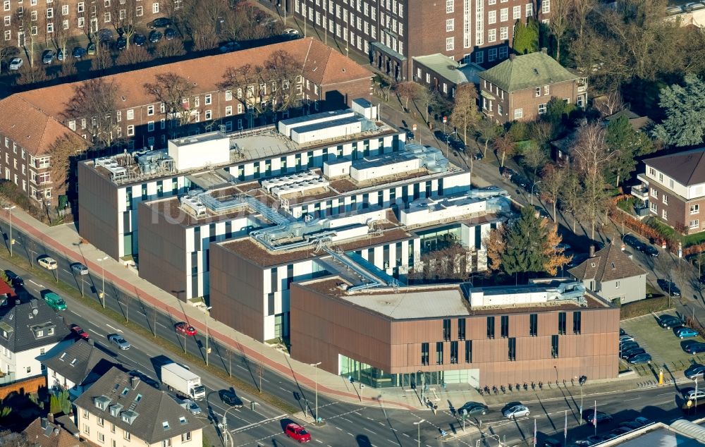 Luftbild Bottrop - Neubau des Campus der Fachhochschule - Hochschule Ruhr West in Bottrop im Bundesland Nordrhein-Westfalen