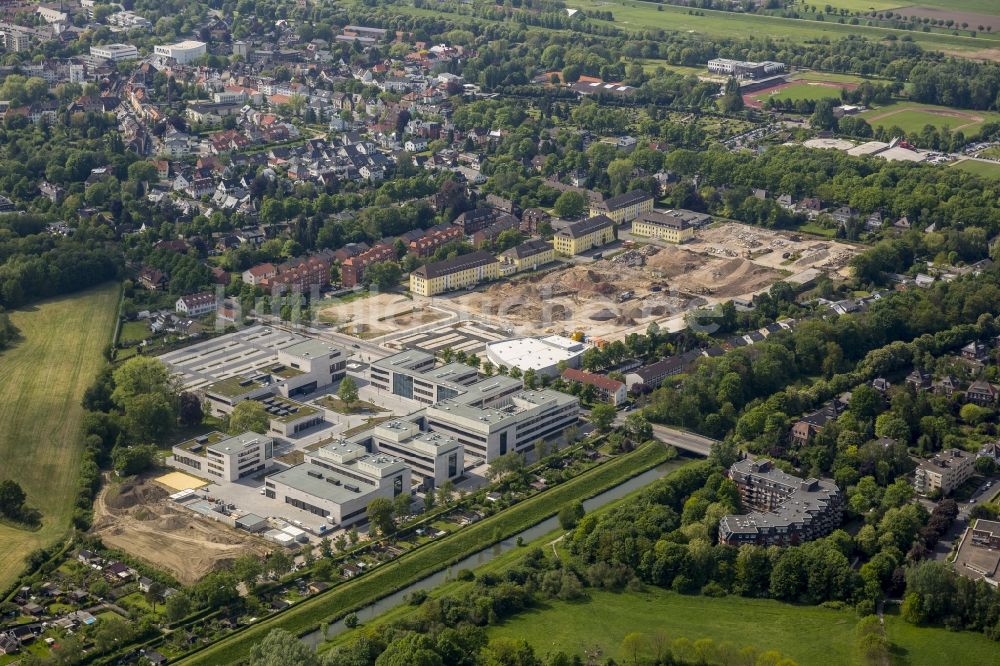 Luftbild Hamm - Neubau des Campus der Hochschule Hamm-Lippstadt in Hamm im Bundesland Nordrhein-Westfalen