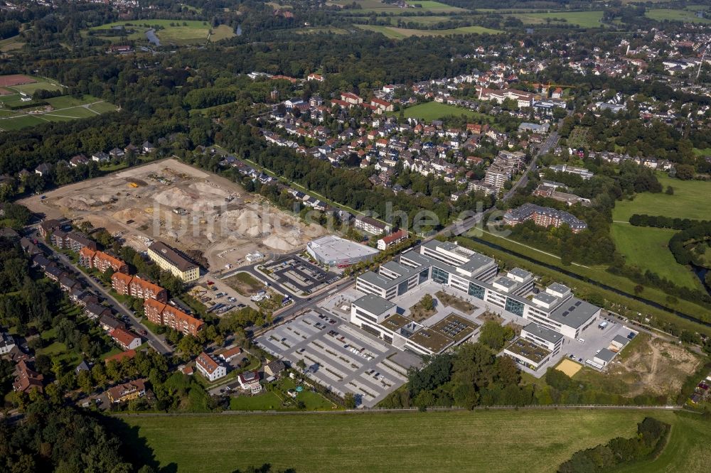 Hamm von oben - Neubau des Campus der Hochschule Hamm-Lippstadt in Hamm im Bundesland Nordrhein-Westfalen