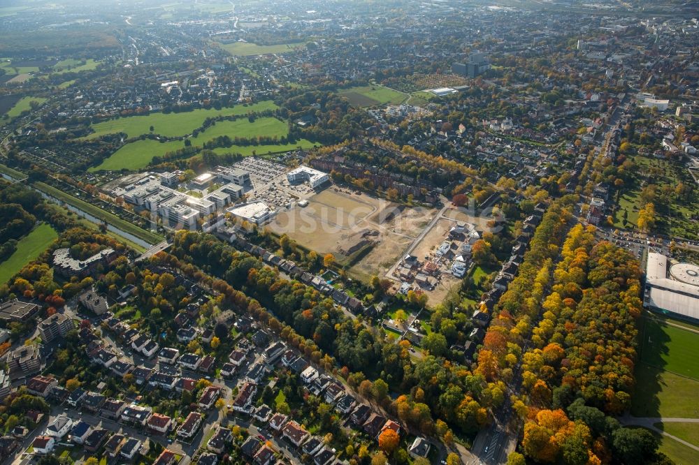 Luftaufnahme Hamm - Neubau des Campus der Hochschule Hamm-Lippstadt in Hamm im Bundesland Nordrhein-Westfalen