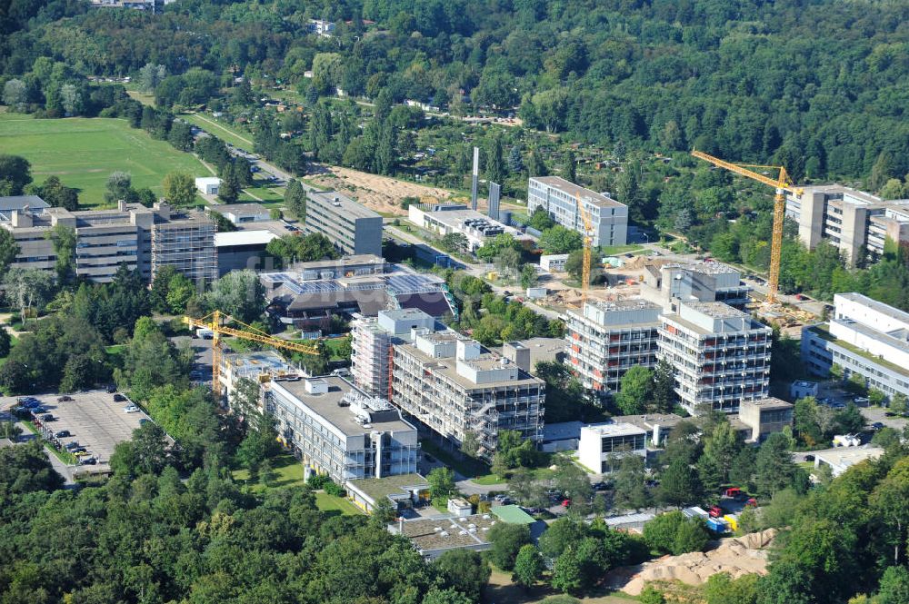 Darmstadt aus der Vogelperspektive: Neubau auf dem Campus Lichtwiese der TU Darmstadt