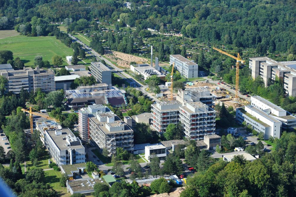 Luftbild Darmstadt - Neubau auf dem Campus Lichtwiese der TU Darmstadt