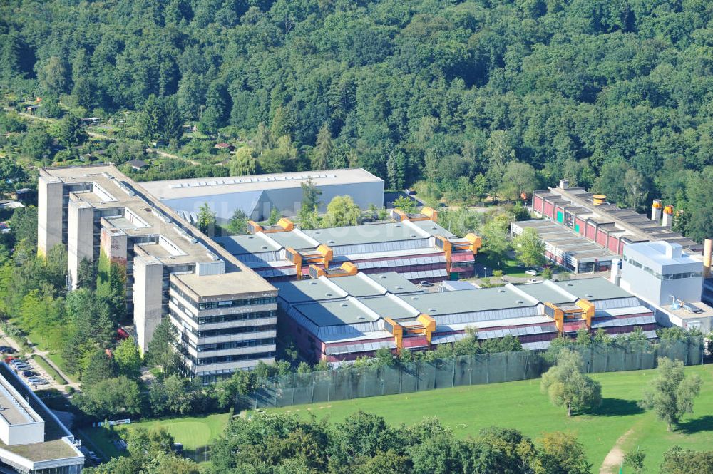 Luftaufnahme Darmstadt - Neubau auf dem Campus Lichtwiese der TU Darmstadt