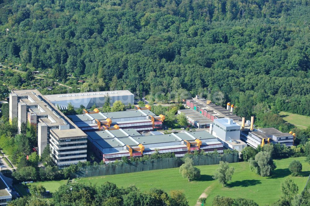 Darmstadt von oben - Neubau auf dem Campus Lichtwiese der TU Darmstadt