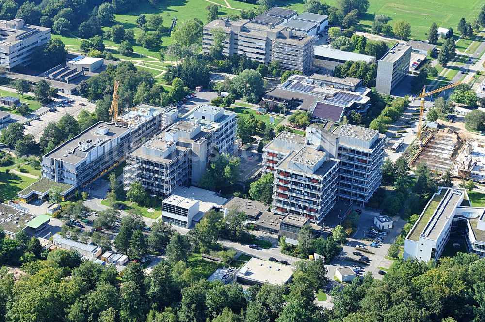 Darmstadt aus der Vogelperspektive: Neubau auf dem Campus Lichtwiese der TU Darmstadt