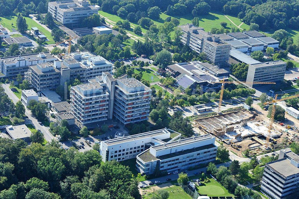 Darmstadt aus der Vogelperspektive: Neubau auf dem Campus Lichtwiese der TU Darmstadt