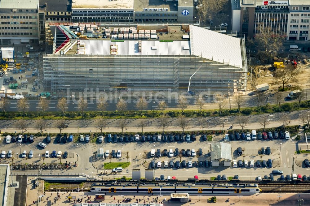 Luftaufnahme Dortmund - Neubau des Deutschen Fußballmuseums in Dortmund im Bundesland Nordrhein-Westfalen