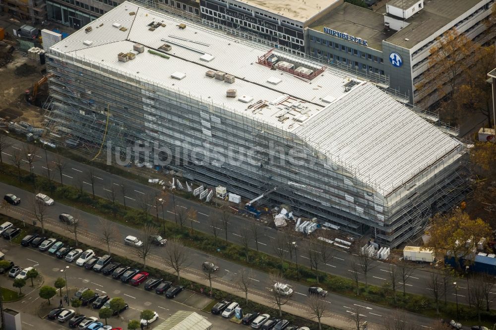 Dortmund aus der Vogelperspektive: Neubau des Deutschen Fußballmuseums in Dortmund im Bundesland Nordrhein-Westfalen