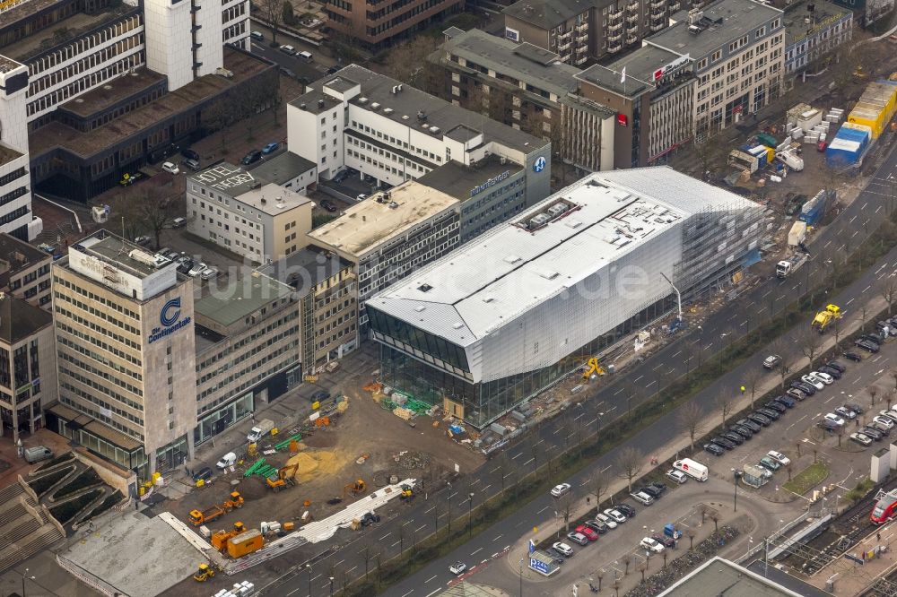 Dortmund aus der Vogelperspektive: Neubau des Deutschen Fußballmuseums in Dortmund im Bundesland Nordrhein-Westfalen