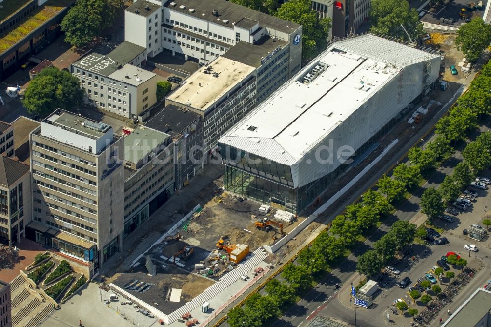 Dortmund aus der Vogelperspektive: Neubau des Deutschen Fußballmuseums in Dortmund im Bundesland Nordrhein-Westfalen