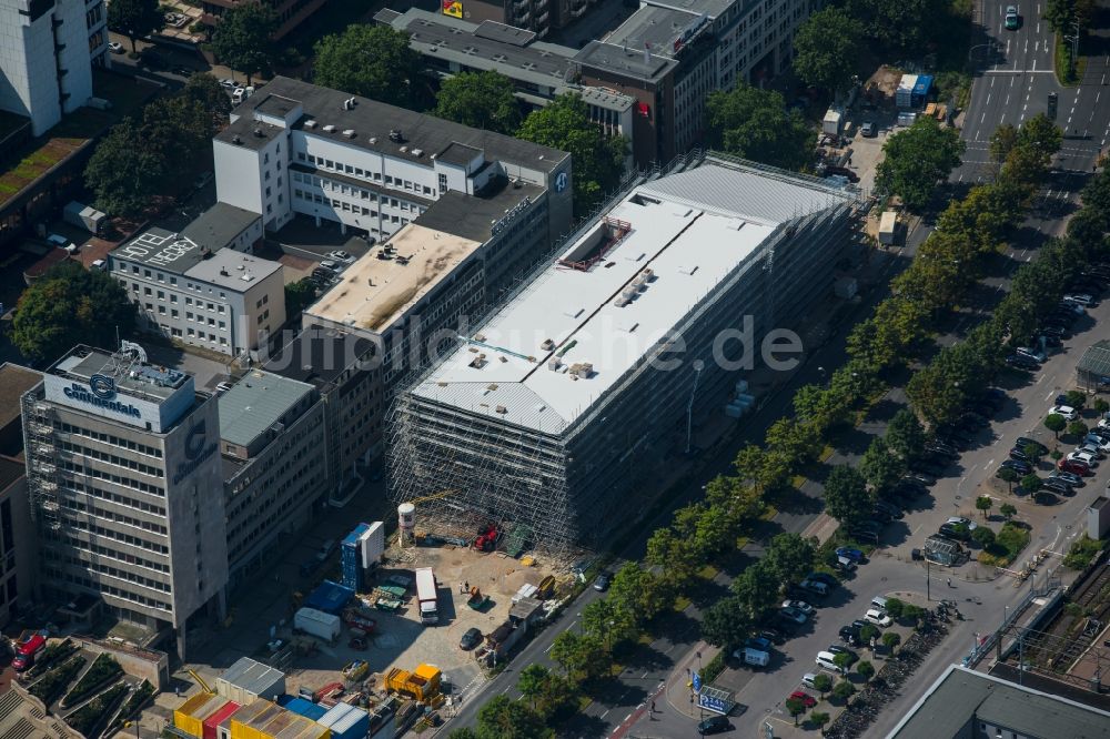 Dortmund von oben - Neubau des Deutschen Fußballmuseums in Dortmund im Bundesland Nordrhein-Westfalen