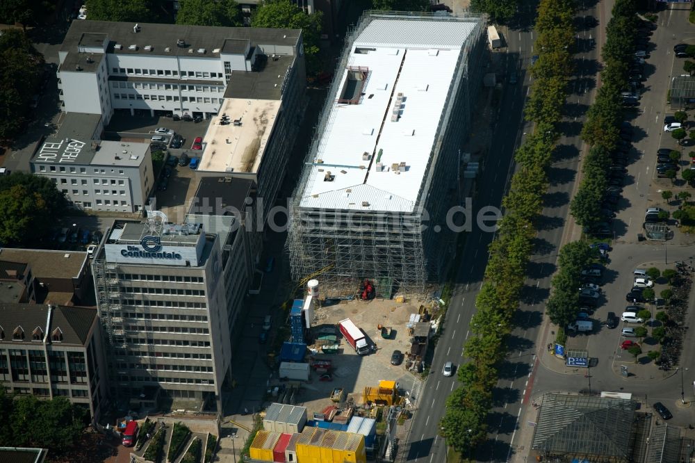 Dortmund aus der Vogelperspektive: Neubau des Deutschen Fußballmuseums in Dortmund im Bundesland Nordrhein-Westfalen