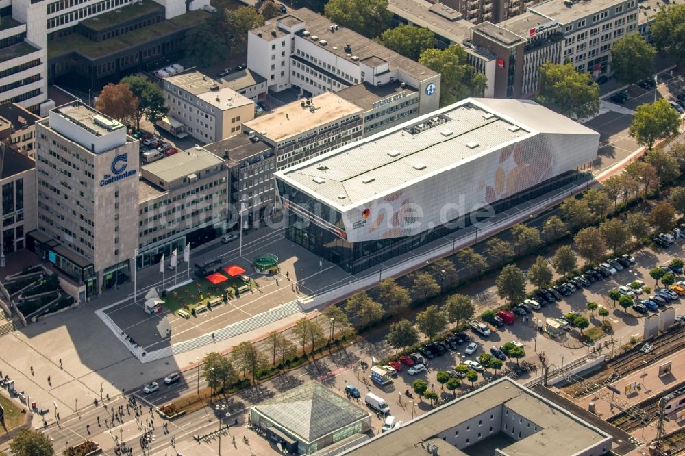 Luftbild Dortmund - Neubau des Deutschen Fußballmuseums in Dortmund im Bundesland Nordrhein-Westfalen