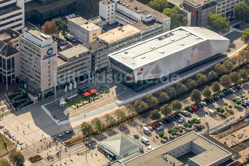 Luftaufnahme Dortmund - Neubau des Deutschen Fußballmuseums in Dortmund im Bundesland Nordrhein-Westfalen