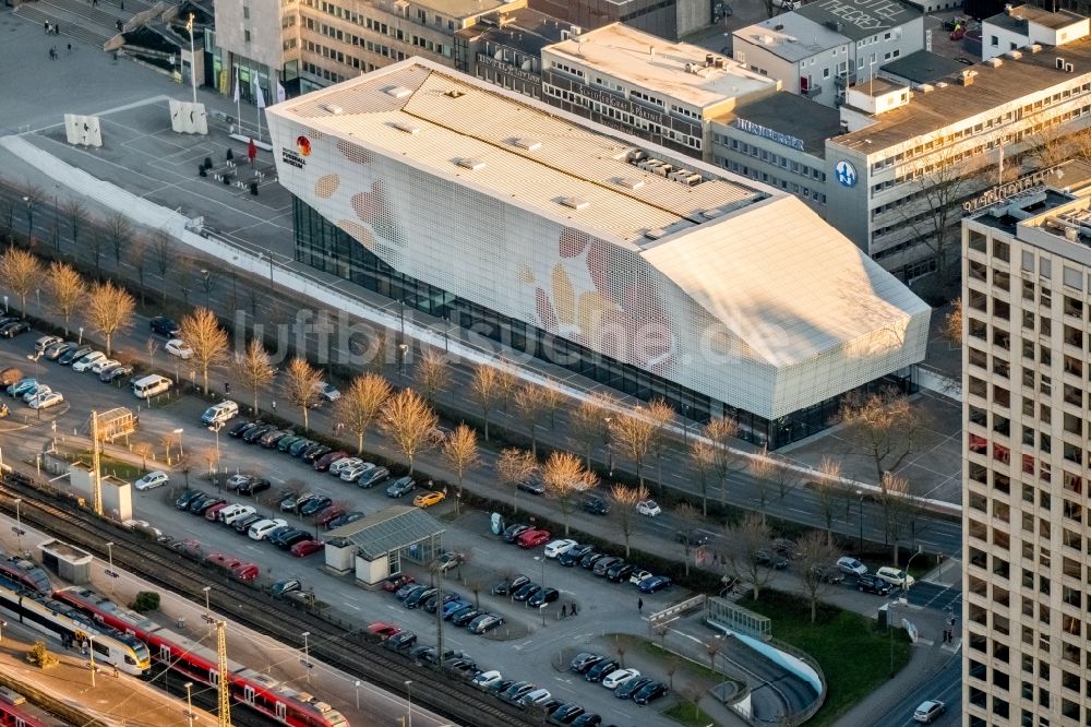 Luftaufnahme Dortmund - Neubau des Deutschen Fußballmuseums in Dortmund im Bundesland Nordrhein-Westfalen