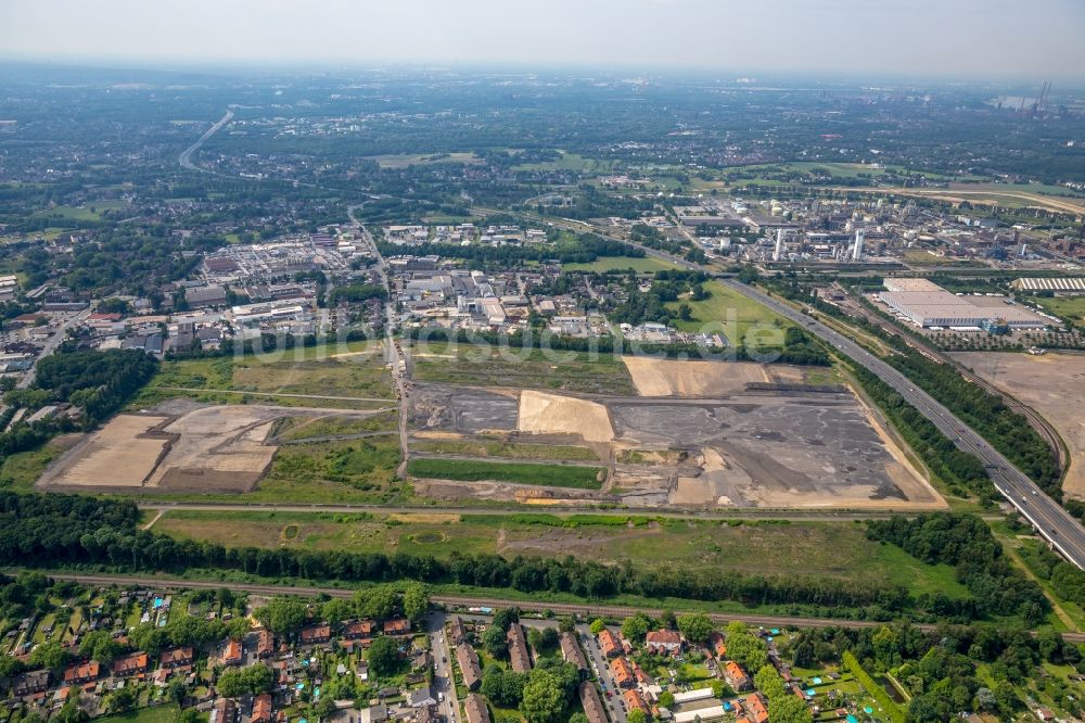 Luftbild Oberhausen - Neubau des Edeka-Zentrallagers im Gewerbegebiet Weierheide in Oberhausen im Bundesland Nordrhein-Westfalen, Deutschland