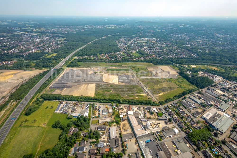 Luftbild Oberhausen - Neubau des Edeka-Zentrallagers im Gewerbegebiet Weierheide in Oberhausen im Bundesland Nordrhein-Westfalen, Deutschland