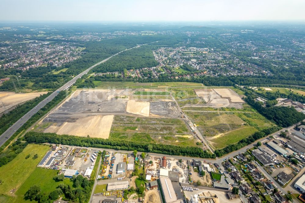 Oberhausen aus der Vogelperspektive: Neubau des Edeka-Zentrallagers im Gewerbegebiet Weierheide in Oberhausen im Bundesland Nordrhein-Westfalen, Deutschland