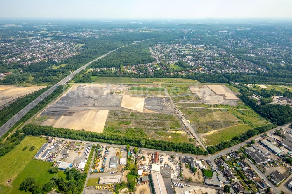 Luftbild Oberhausen - Neubau des Edeka-Zentrallagers im Gewerbegebiet Weierheide in Oberhausen im Bundesland Nordrhein-Westfalen, Deutschland