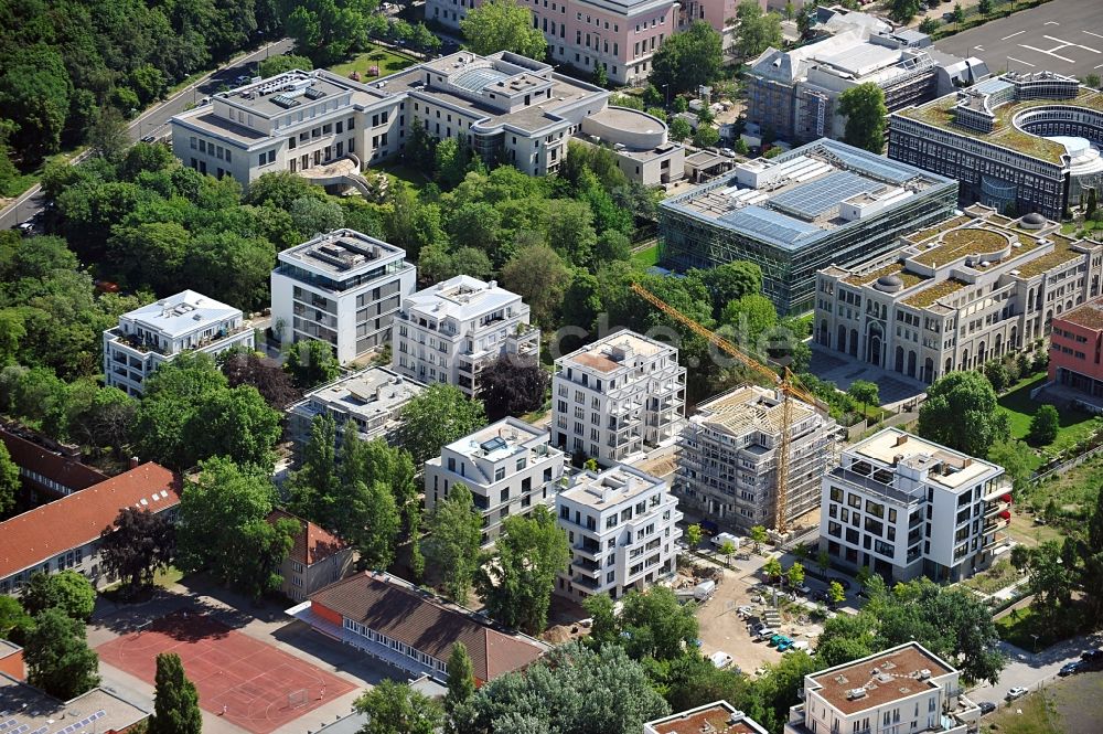 Luftaufnahme Berlin - Neubau von Eigentumswohnungen in Berlin / Tiergarten im Bundesland Berlin