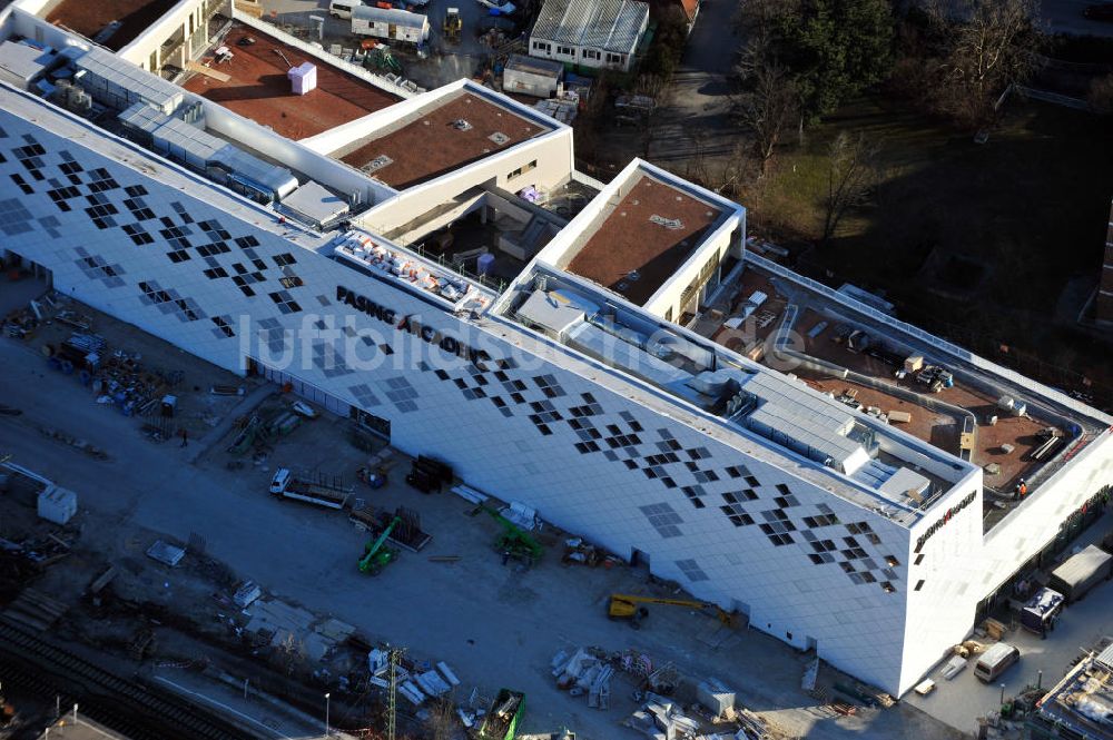 Luftbild München-Pasing - Neubau des Einkaufszentrums Pasing Arcaden in München-Pasing