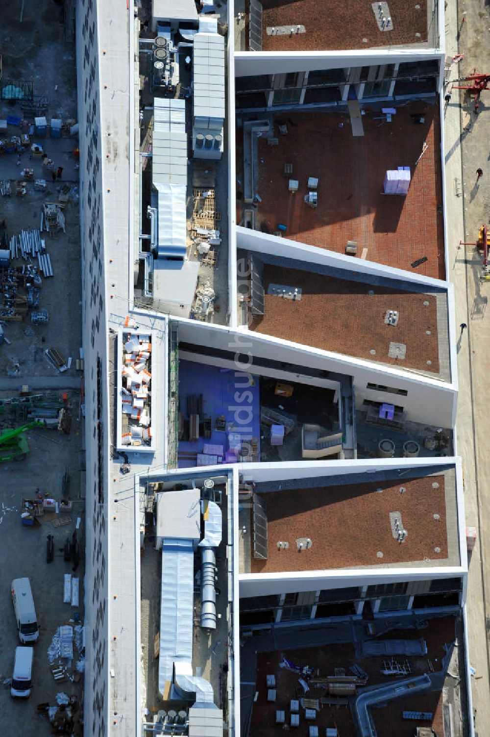 Luftbild München-Pasing - Neubau des Einkaufszentrums Pasing Arcaden in München-Pasing