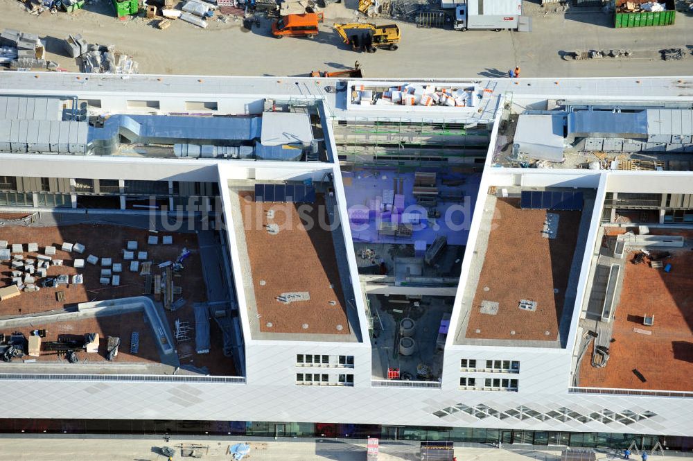 Luftbild München-Pasing - Neubau des Einkaufszentrums Pasing Arcaden in München-Pasing