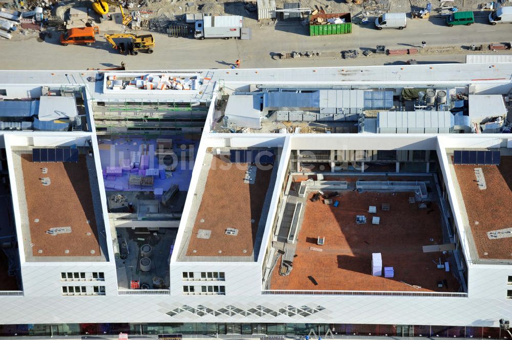 Luftaufnahme München-Pasing - Neubau des Einkaufszentrums Pasing Arcaden in München-Pasing