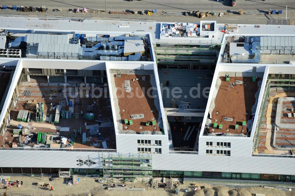 Luftbild München-Pasing - Neubau des Einkaufszentrums Pasing Arcaden in München-Pasing