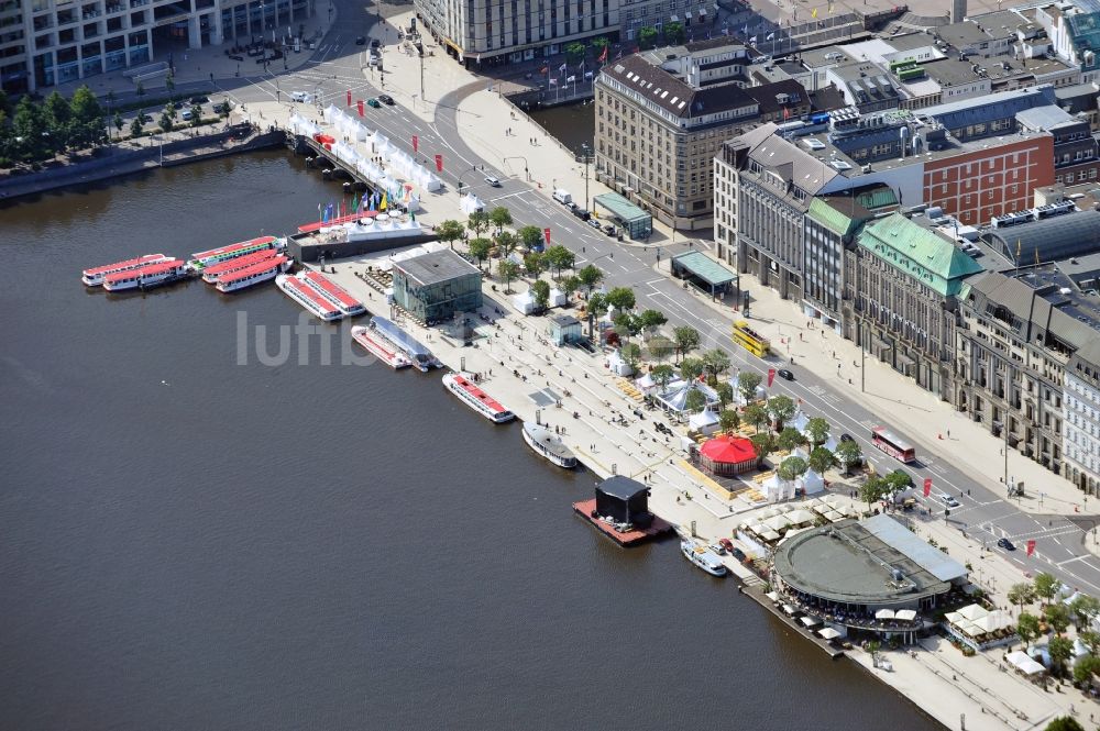 Luftaufnahme Hamburg - Neubau Ericus-Contor und Spiegel- Hauptsitz in der Hamburger Hafencity in Hamburg