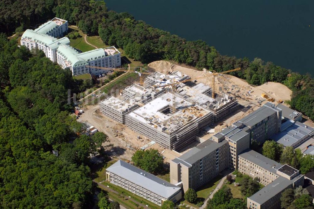 Luftaufnahme Rüdersdorf - Neubau des Evangelisch-Freikirchlichen Krankenhaus Rüdersdorf