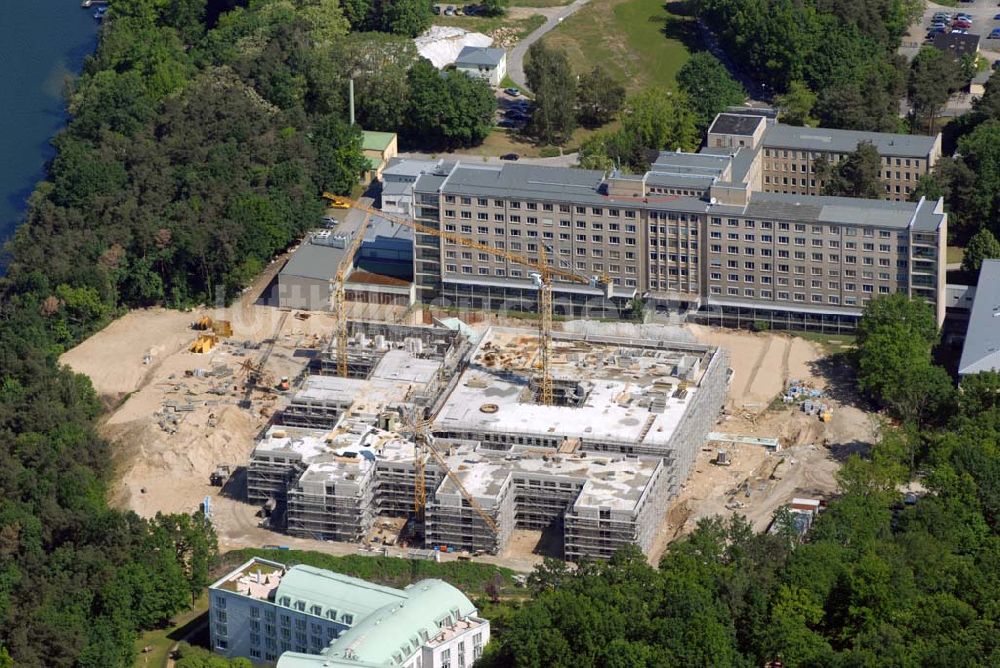 Luftbild Rüdersdorf - Neubau des Evangelisch-Freikirchlichen Krankenhaus Rüdersdorf