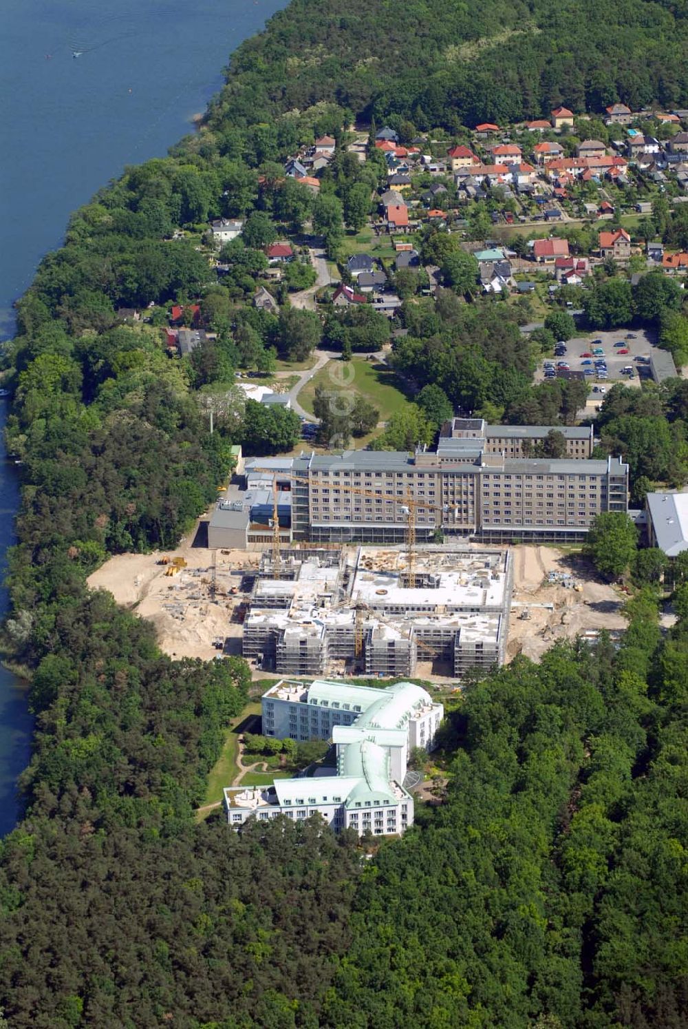 Luftaufnahme Rüdersdorf - Neubau des Evangelisch-Freikirchlichen Krankenhaus Rüdersdorf