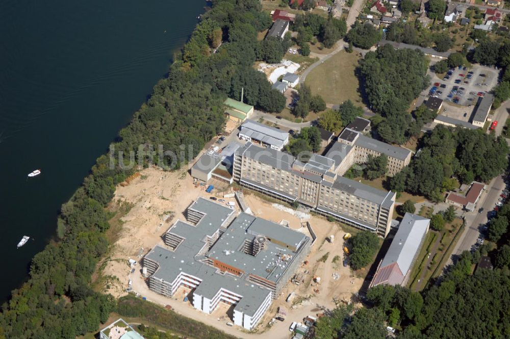 Luftbild Rüdersdorf - Neubau des Evangelisch-Freikirchlichen Krankenhaus Rüdersdorf