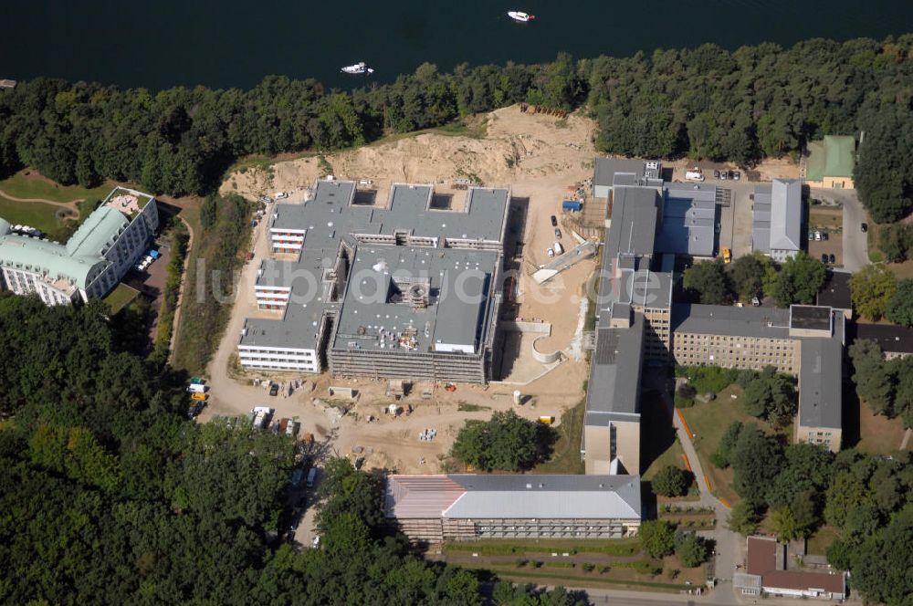 Luftbild Rüdersdorf - Neubau des Evangelisch-Freikirchlichen Krankenhaus Rüdersdorf