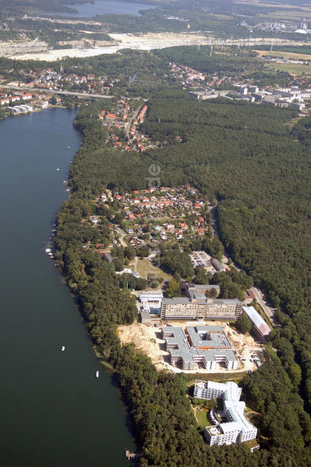 Luftaufnahme Rüdersdorf - Neubau des Evangelisch-Freikirchlichen Krankenhaus Rüdersdorf