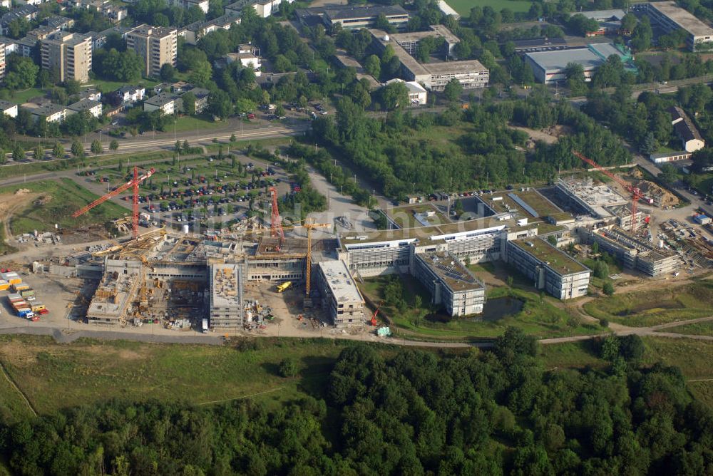 Koblenz aus der Vogelperspektive: Neubau der Fachhochschule Koblenz