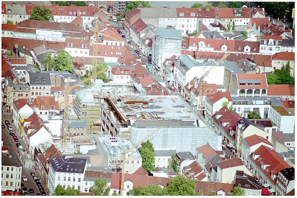 Luftaufnahme Potsdam - Neubau und Fassaden Rekonstruktion der Karstadt Filiale Potsdam