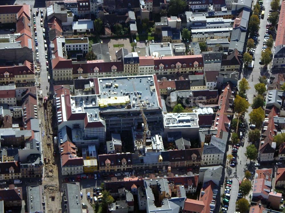 Luftbild Potsdam - Neubau und Fassaden Rekonstruktion der Karstadt Filiale Potsdam