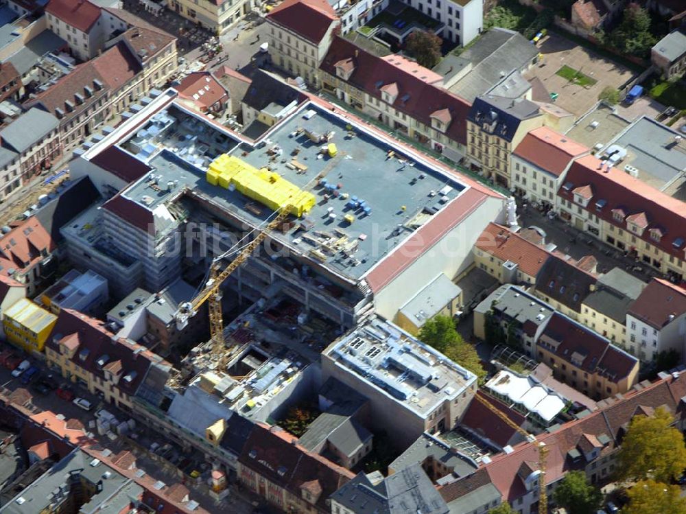 Potsdam von oben - Neubau und Fassaden Rekonstruktion der Karstadt Filiale Potsdam