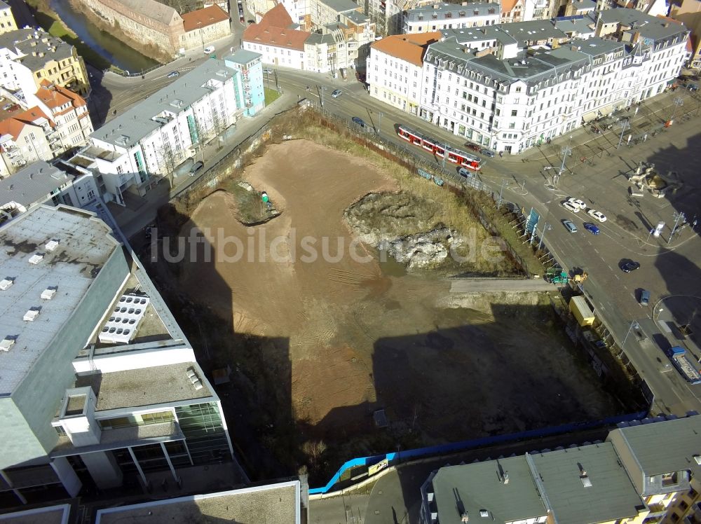 Halle ( Saale ) aus der Vogelperspektive: Neubau des Finanzamtes Halle im Bundesland Sachsen-Anhalt