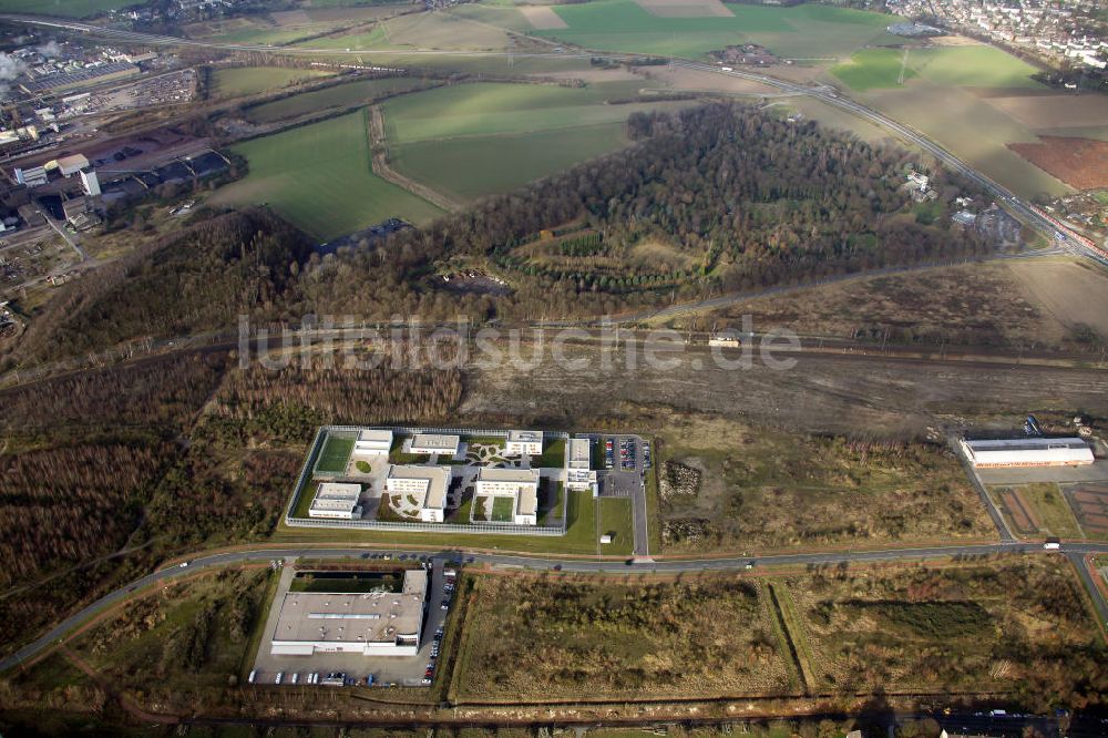 Luftaufnahme Duisburg - Neubau der Forensik Friemersheim in Duisburg