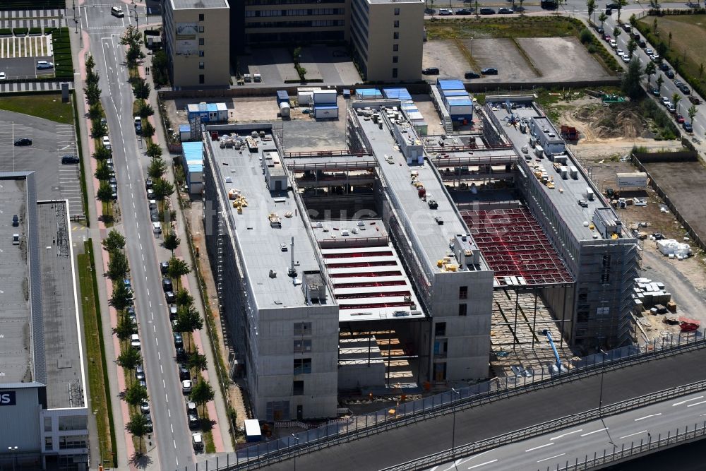 Luftbild Bremen - Neubau des Forschungs- und Technologiezentrum EcoMaT an der Cornelius-Edzard-Straße im Ortsteil Neustadt in Bremen, Deutschland