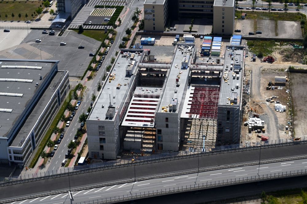 Bremen von oben - Neubau des Forschungs- und Technologiezentrum EcoMaT an der Cornelius-Edzard-Straße im Ortsteil Neustadt in Bremen, Deutschland