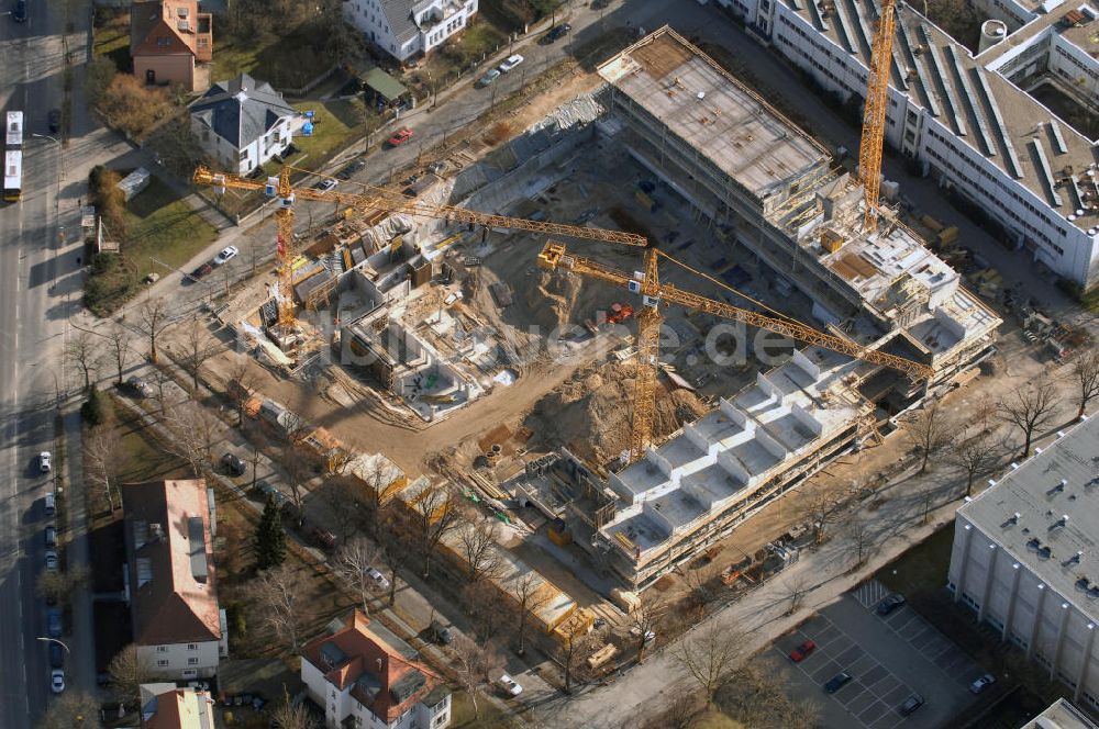 Berlin aus der Vogelperspektive: Neubau der Freien Universität Berlin